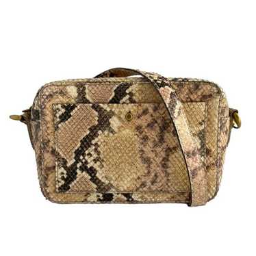 Madewell The Transport Camera Bag Snake Embossed … - image 1