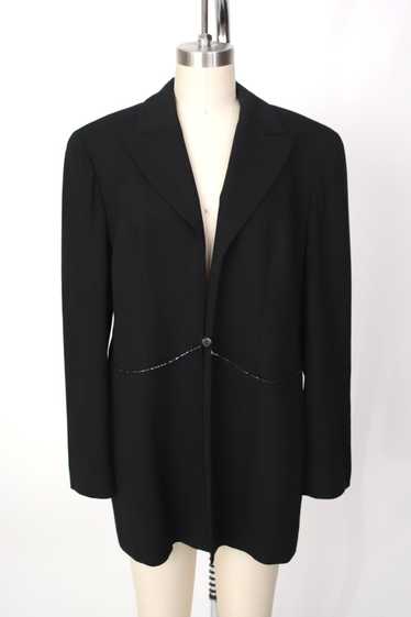 1990s Wool Beaded Blazer - image 1