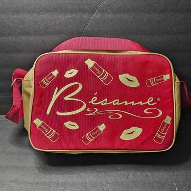 Besame Canvas Cosmetics Shoulder Bag - image 1