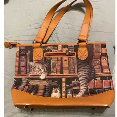 Fredrick the Literate Cat tote bag