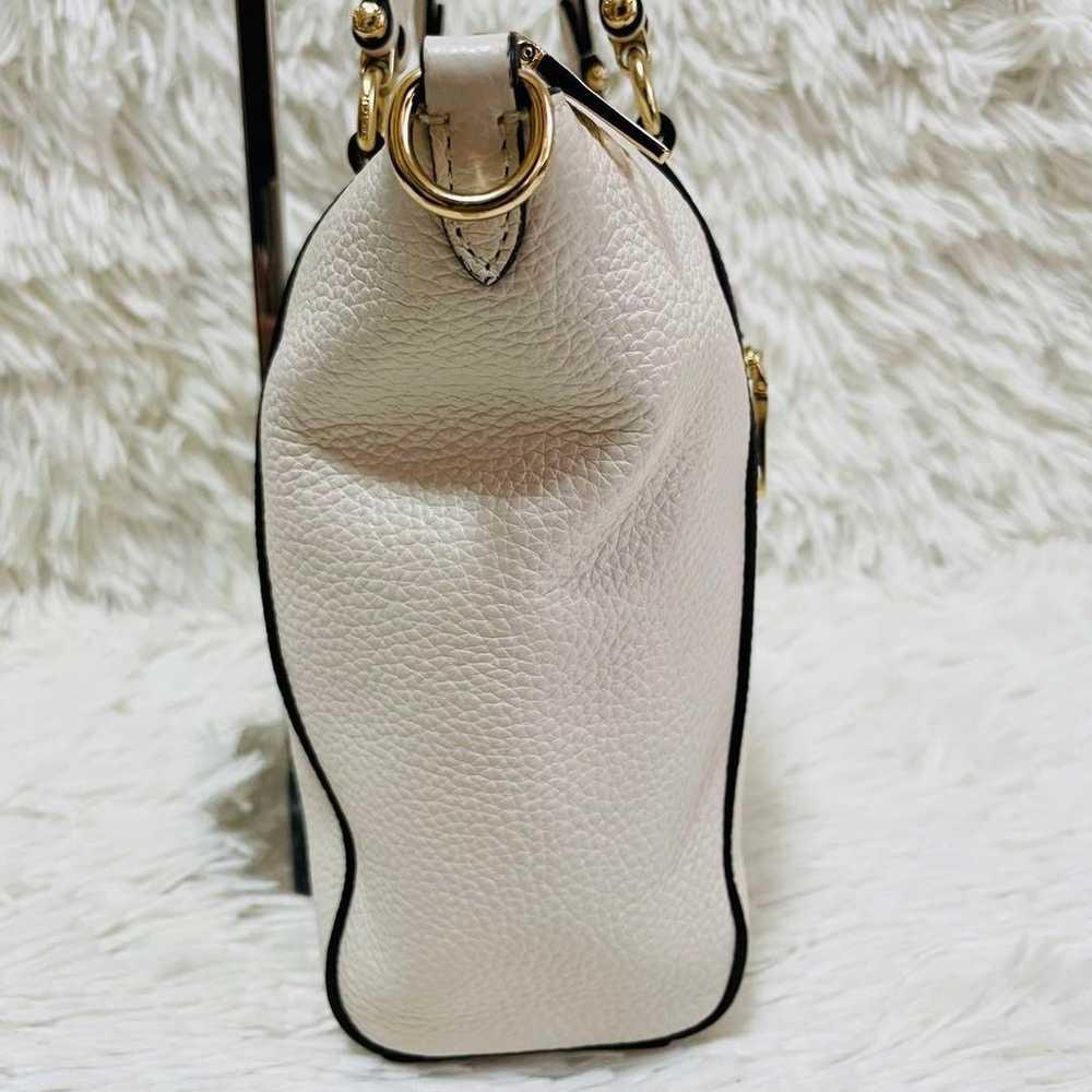 【Brand New】COACH Shoulder Bag 2way White Leather - image 4