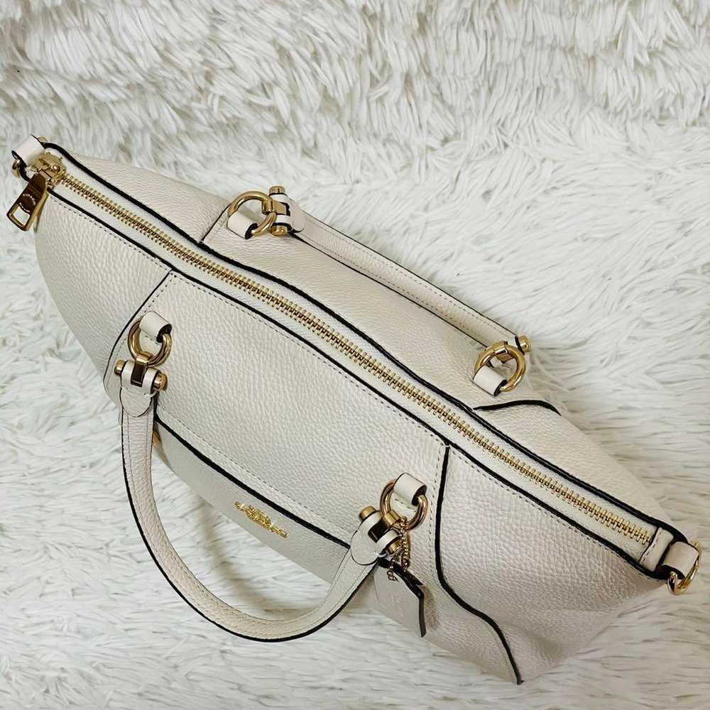 【Brand New】COACH Shoulder Bag 2way White Leather - image 7