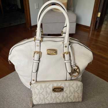 Michael Kors Bedford Leather Vanilla