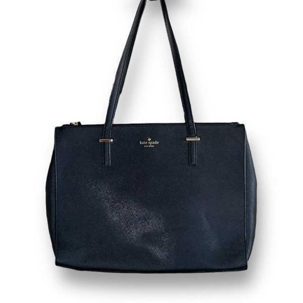 Kate Spade Cedar Street Jensen Tote Bag Black Tex… - image 4