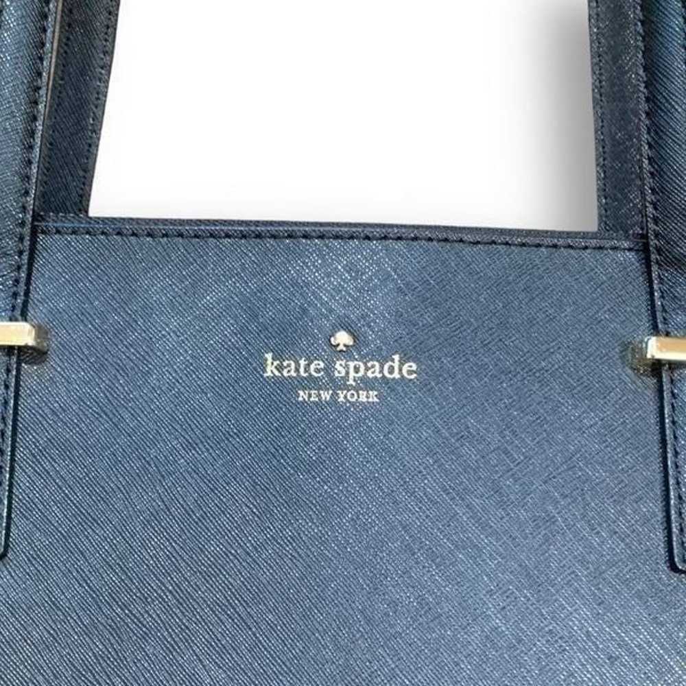 Kate Spade Cedar Street Jensen Tote Bag Black Tex… - image 5