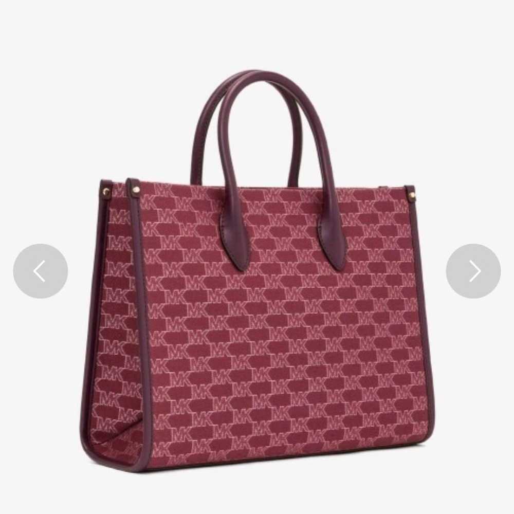 MICHAEL KORS Burgundy Tote Bag - image 4