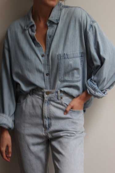 Vintage Worn Denim Button Up