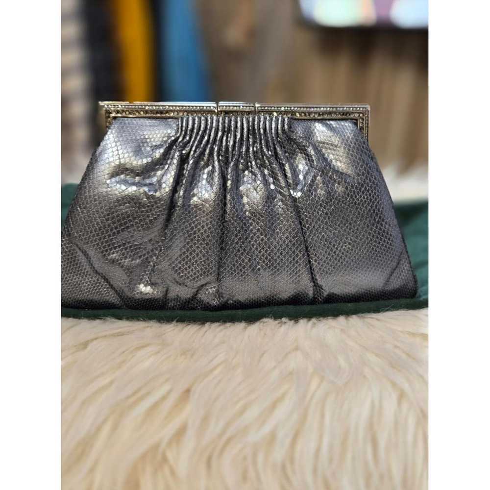 Judith Leiber Exotic leathers clutch bag - image 3