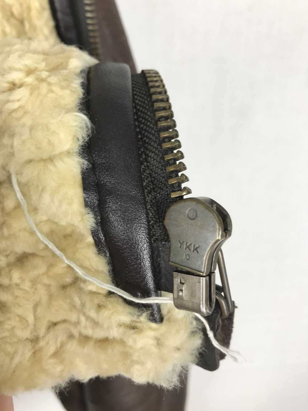 B 3 × Sheepskin Coat Vintage B3 Shearling Jacket - image 10