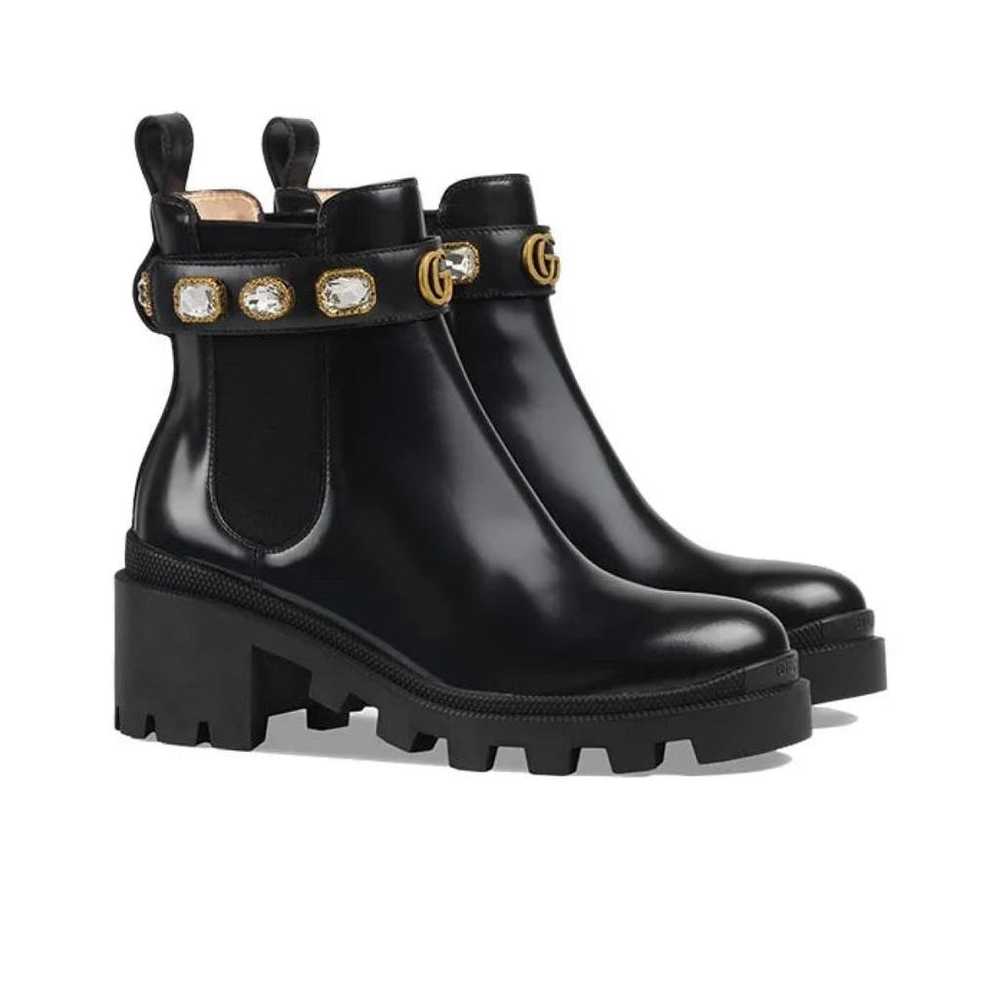 Gucci Leather ankle boots - image 2