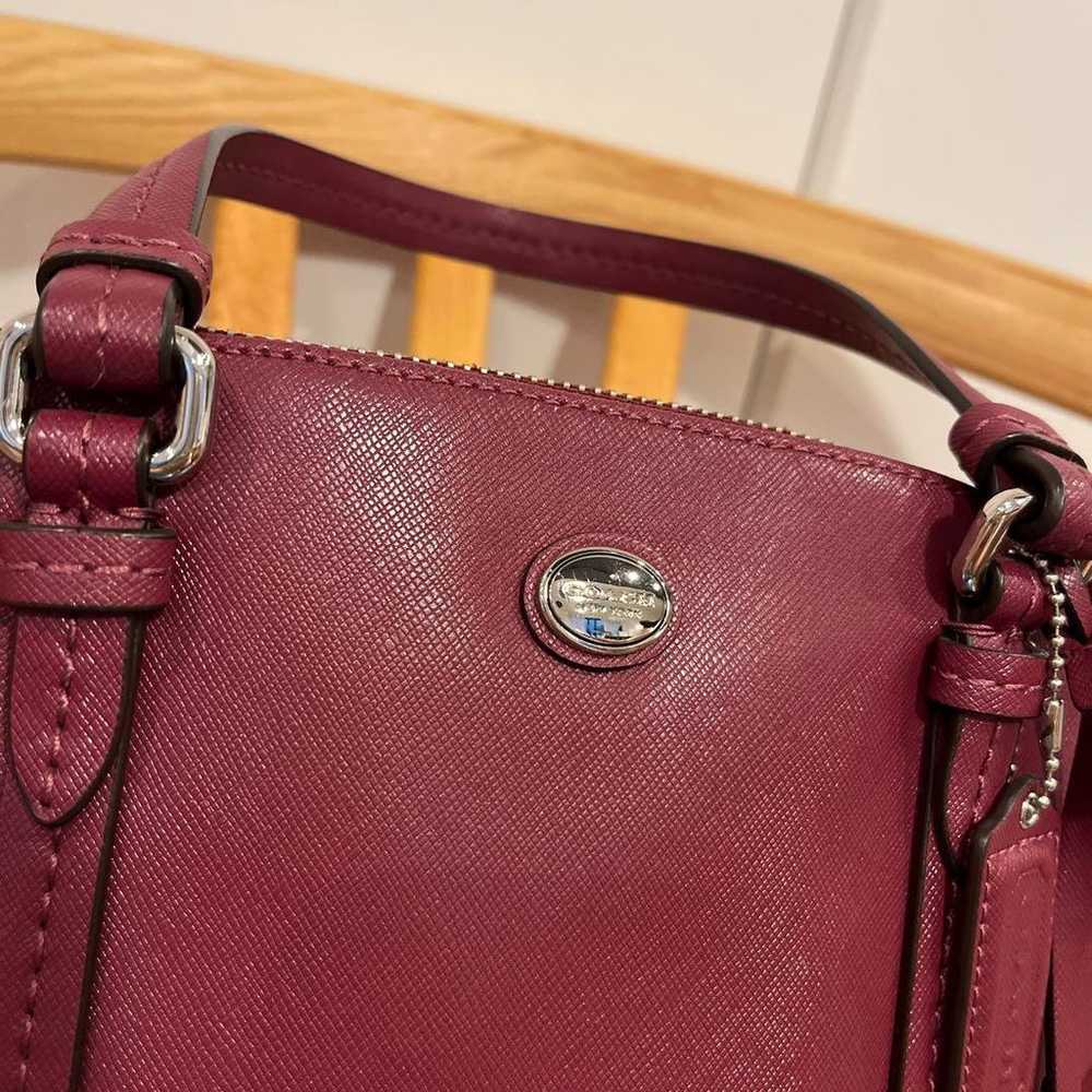 Superb item ✨ Authentic Coach handbag shoulder ba… - image 8