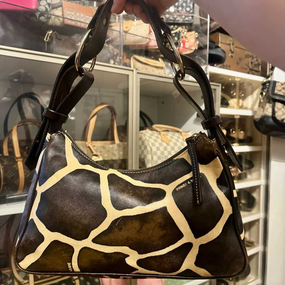 Dooney and Bourke Giraffe print small hobo bag - image 2