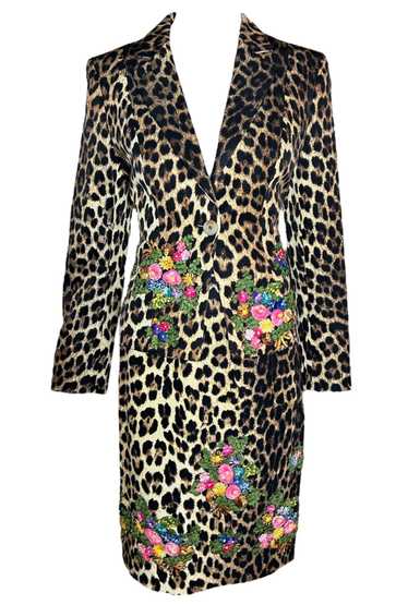 Moschino Cheap & Chic 90s/Y2K Leopard Print Suit w