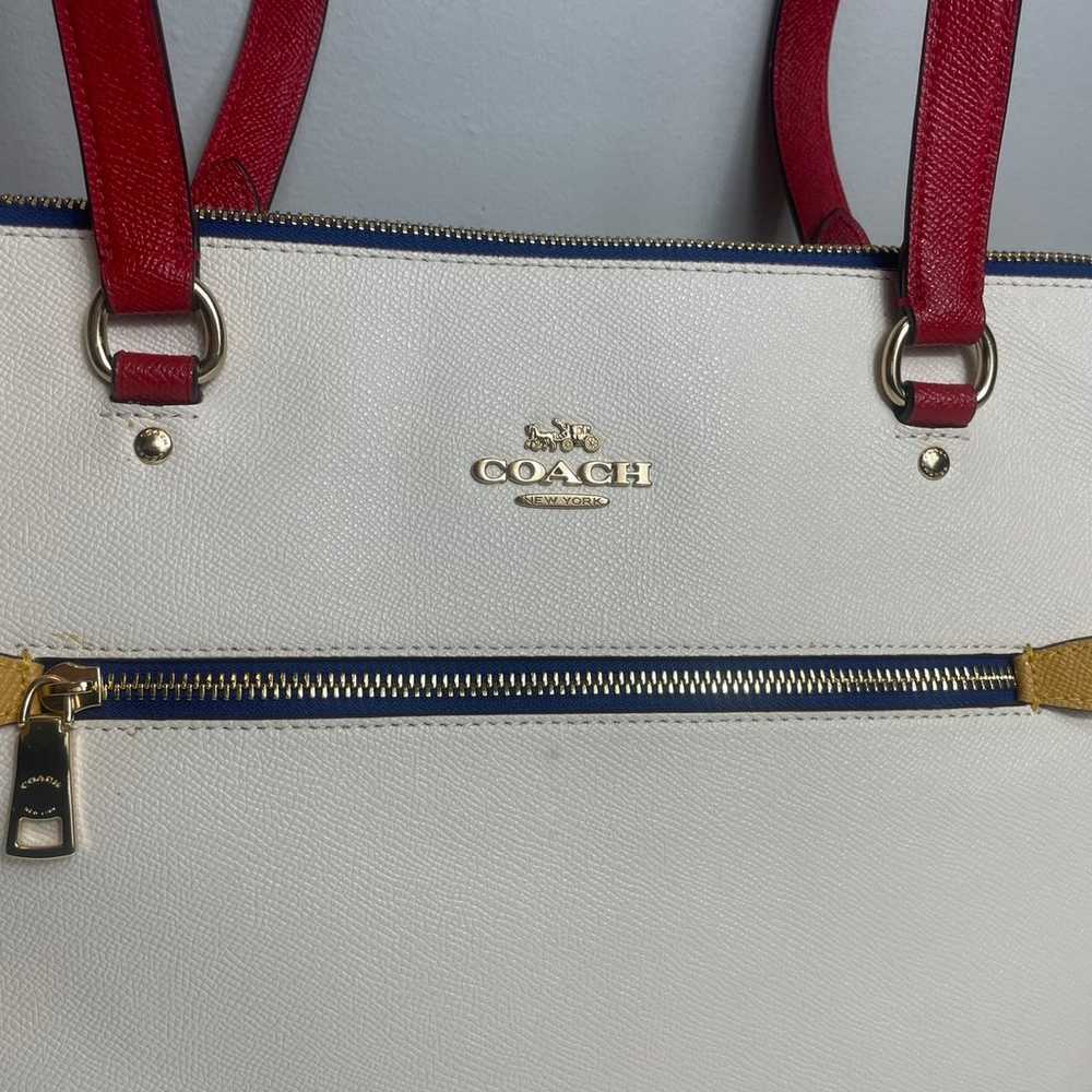 Coach Gallery Tote Bag in Color Block #82133 - image 2