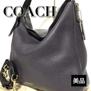 Coach Bleecker Hobo 2way One Shoulder Bag in Purp… - image 1