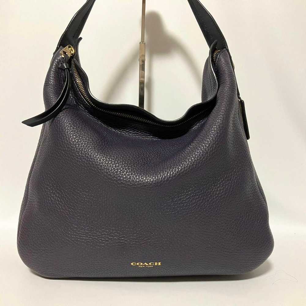 Coach Bleecker Hobo 2way One Shoulder Bag in Purp… - image 2