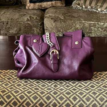 Large Purple Vintage Juicy Couture Bag with three… - image 1