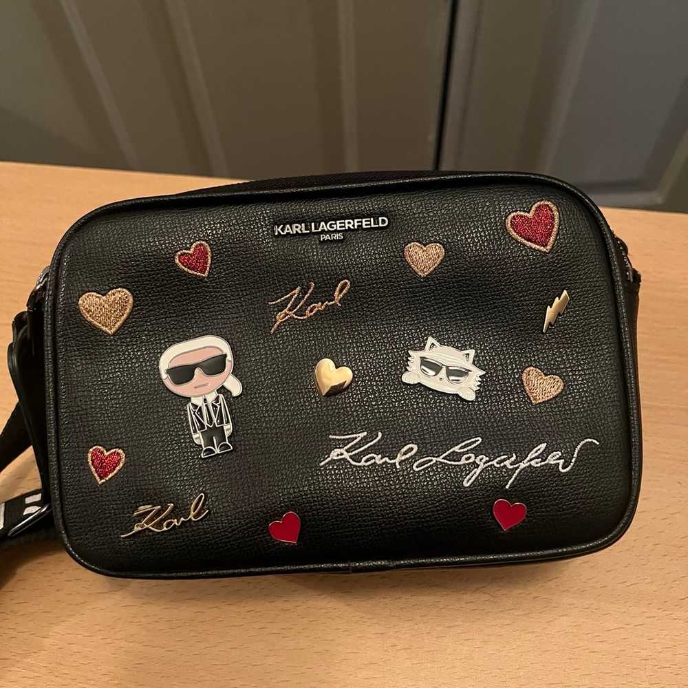 AUTHENTIC NWT KARL LAGERFELD SIMONE CAMERA CROSSB… - image 1