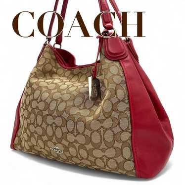 Coach Coach Edie Signature Shoulder Bag S11 Tote. - image 1