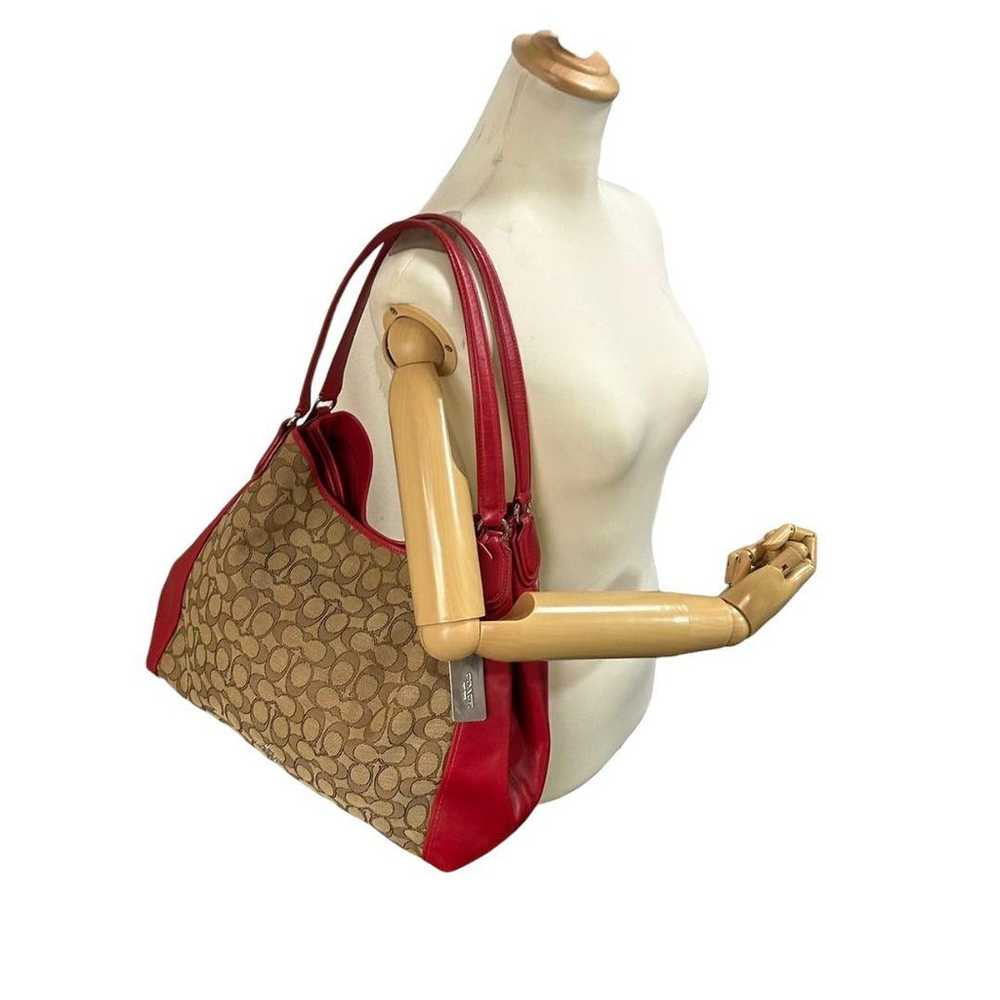 Coach Coach Edie Signature Shoulder Bag S11 Tote. - image 3