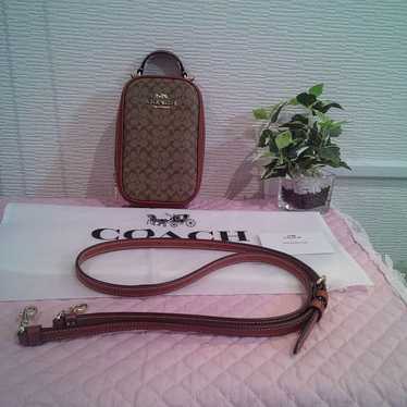 Brand New) Coach Smartphone Shoulder Mini Shoulder