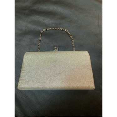 Vintage Ladies Silver Sparkling Clutch