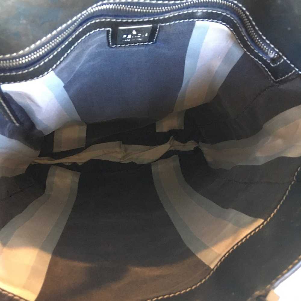 Vintage Fendi Denim Tote Bag - image 12