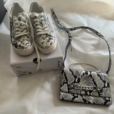 Aldo Shoes and purse set