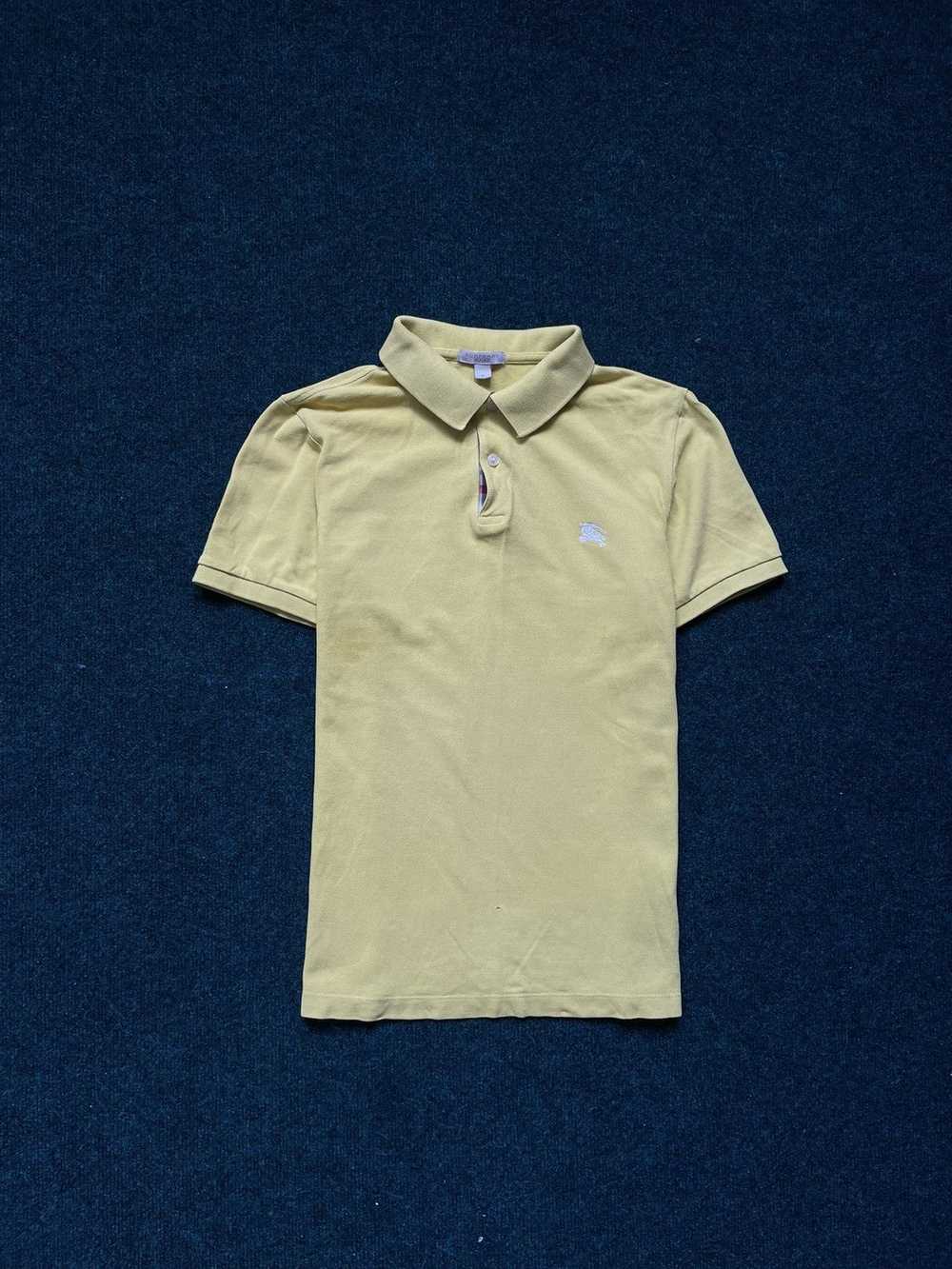 Burberry × Rare × Vintage Burberry Brit Mens Polo… - image 1