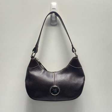 Dooney & Bourke Pebble Leather Hobo Shoulder Bag … - image 1