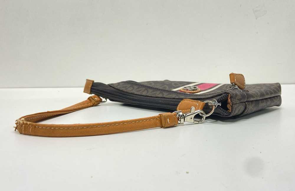 Giani Bernini Brown Canvas Wristlet Bag - image 3