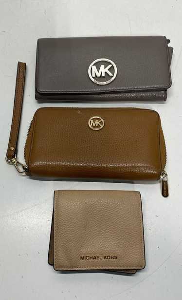 Michael Kors Assorted Lot of 3 Leather Wallets