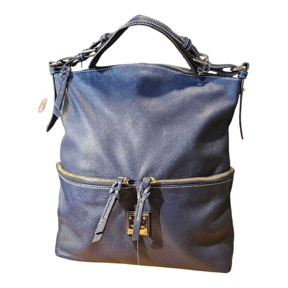 Dooney and Bourke Blue Leather Tote Bag - image 3