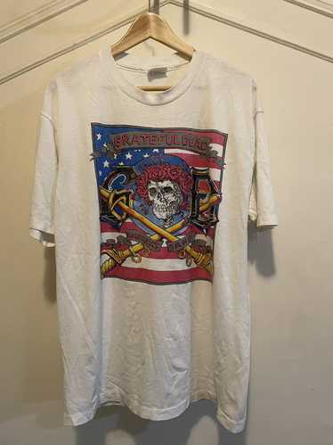 Very rare vintage t shirts band online rock grateful dead roses 90s