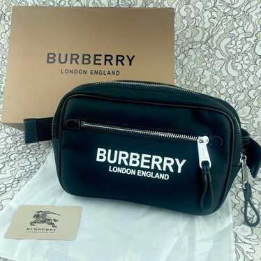 Brand new Burberry London nylon x leather waist p… - image 1