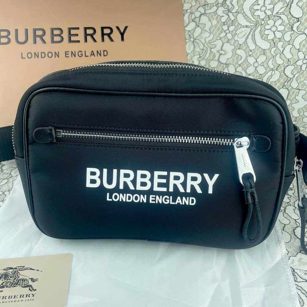 Brand new Burberry London nylon x leather waist p… - image 2