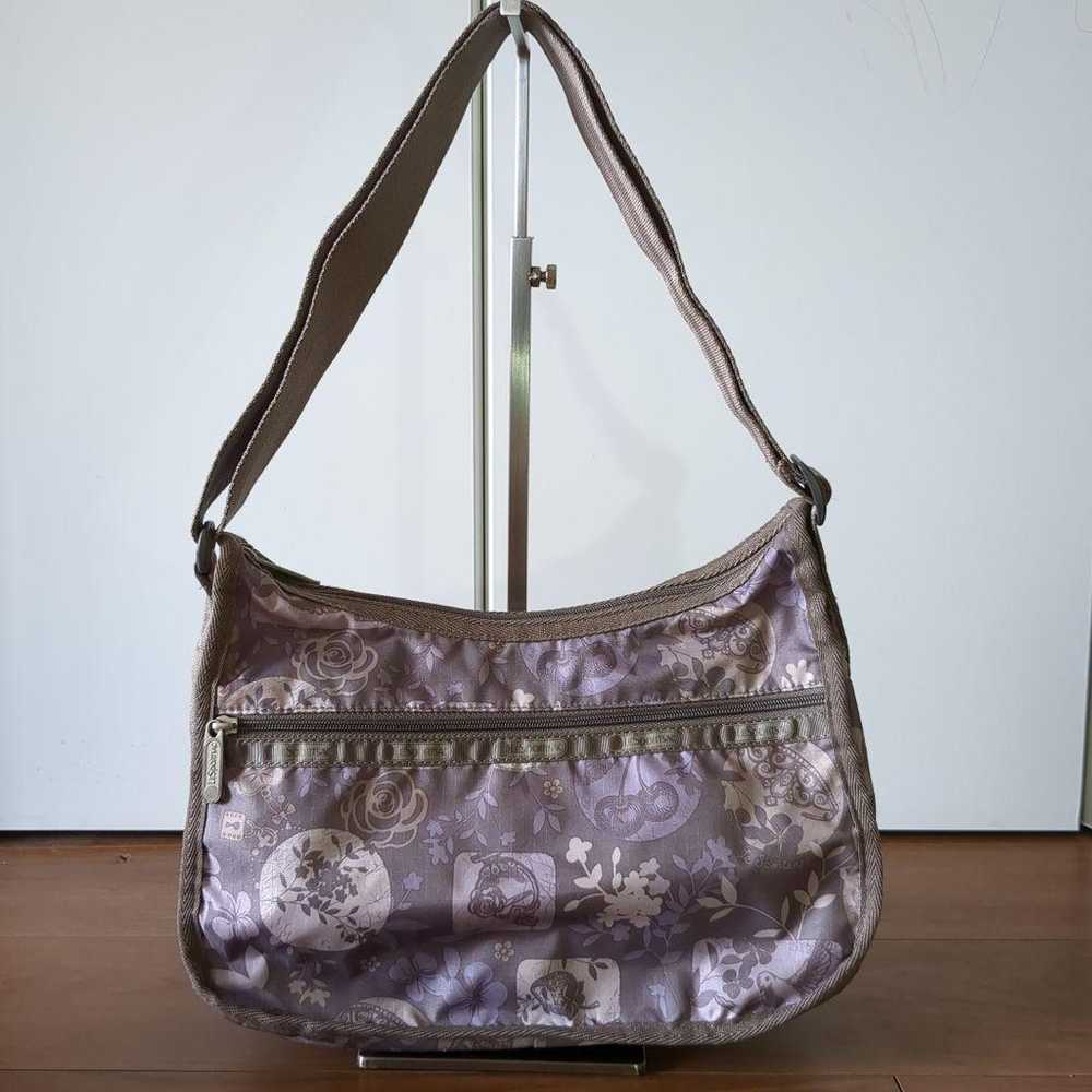 LeSportsac shoulder bag in shades of purple with … - image 12