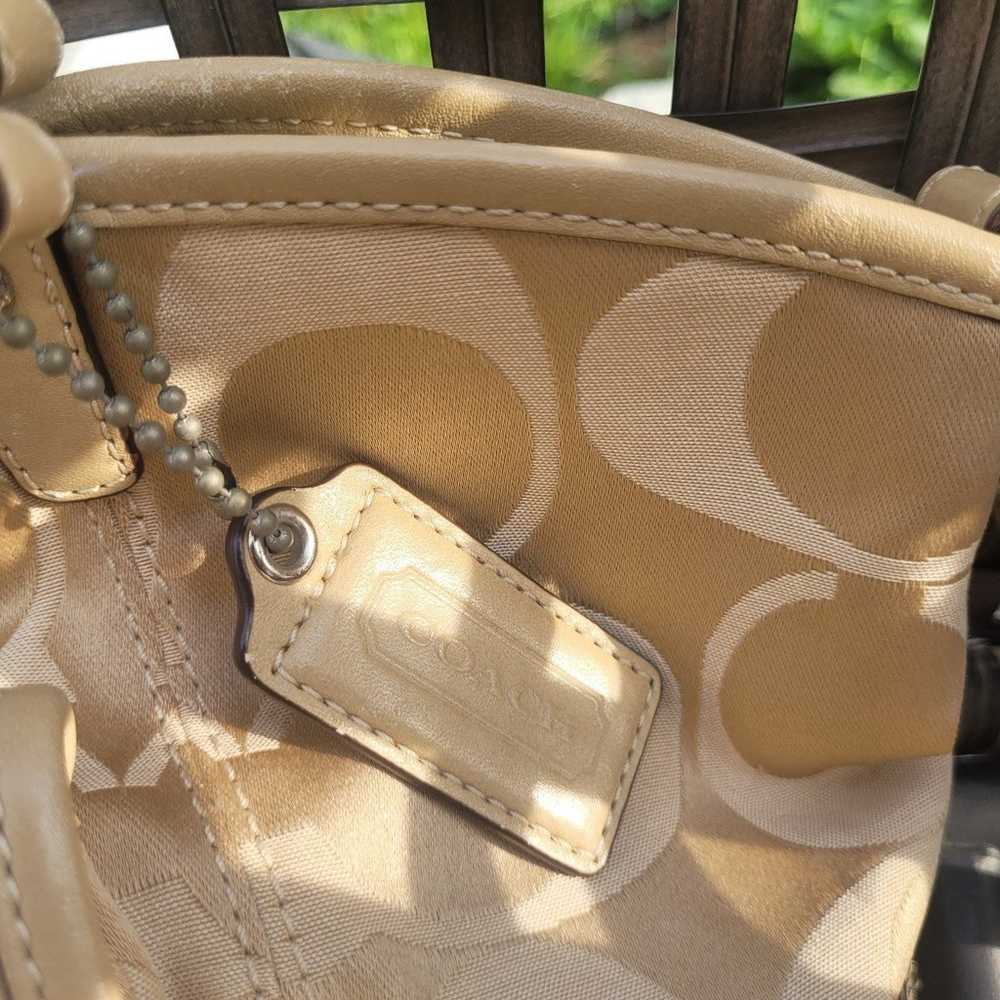 Coach Prairie Large Satchel Signature Canvas 13140 - image 9