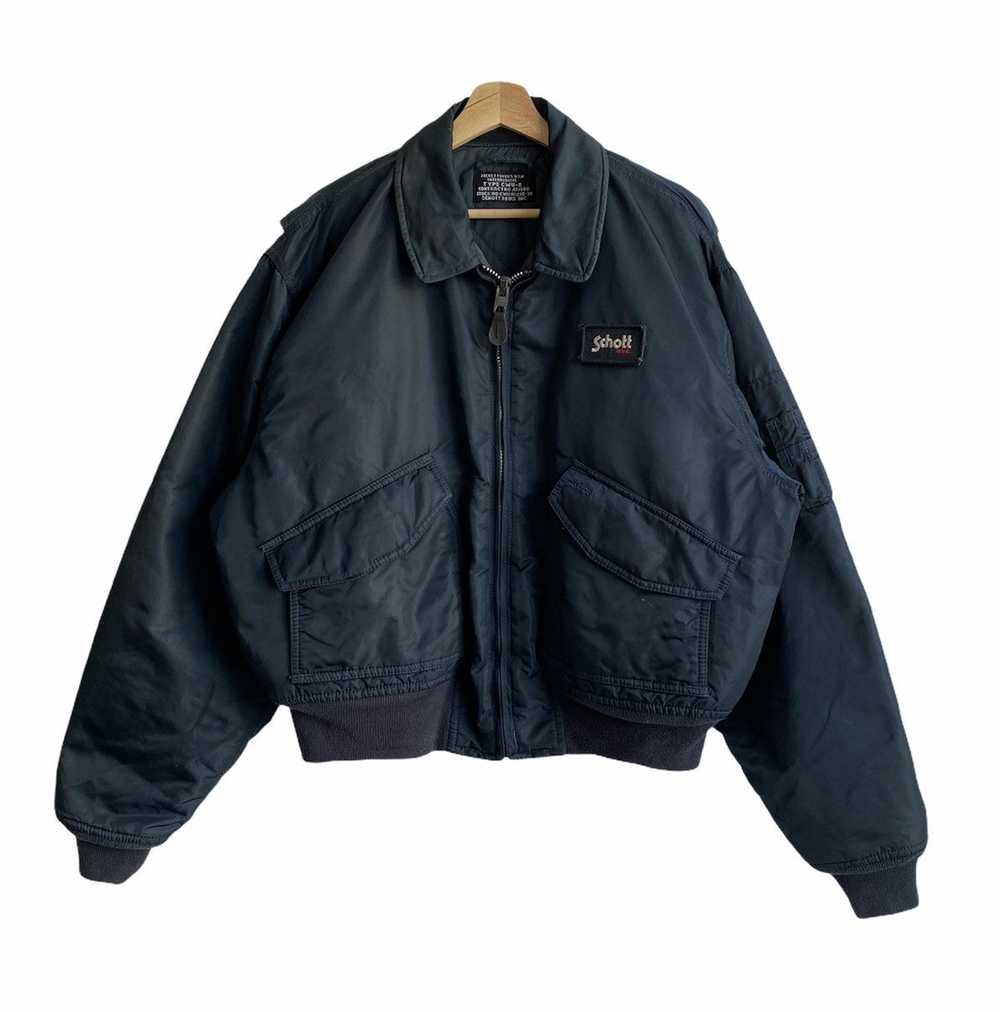 Bomber Jacket × Schott × Vintage Schott CWU-R Fli… - image 2