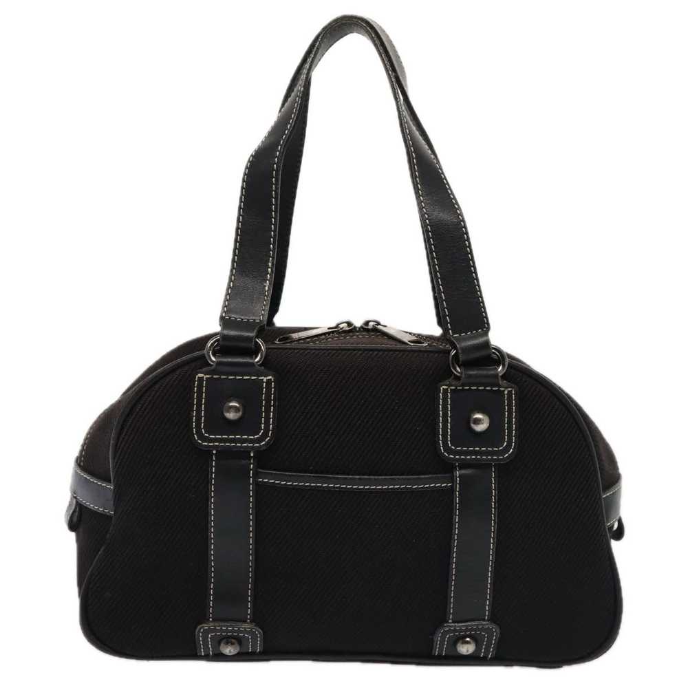 Burberry BURBERRY Black label Hand Bag Canvas Bla… - image 2