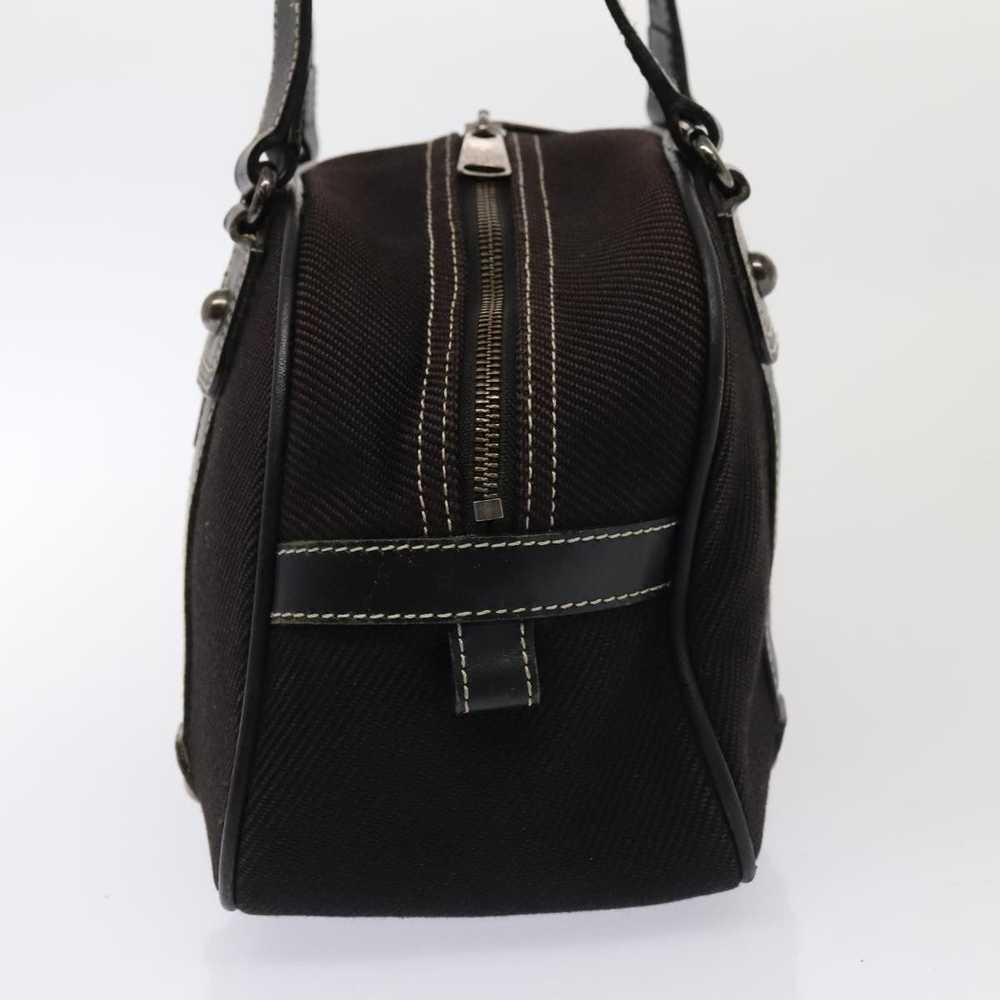 Burberry BURBERRY Black label Hand Bag Canvas Bla… - image 3