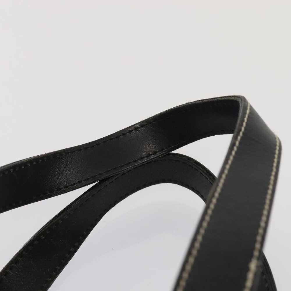 Burberry BURBERRY Black label Hand Bag Canvas Bla… - image 8