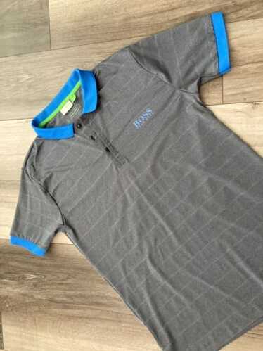 ２点まとめ買い BOSS MARTIN KAYMER シャツ L&パンツ 2点でさらに10％OFF】オックスフォードギンガムショートスリーブ