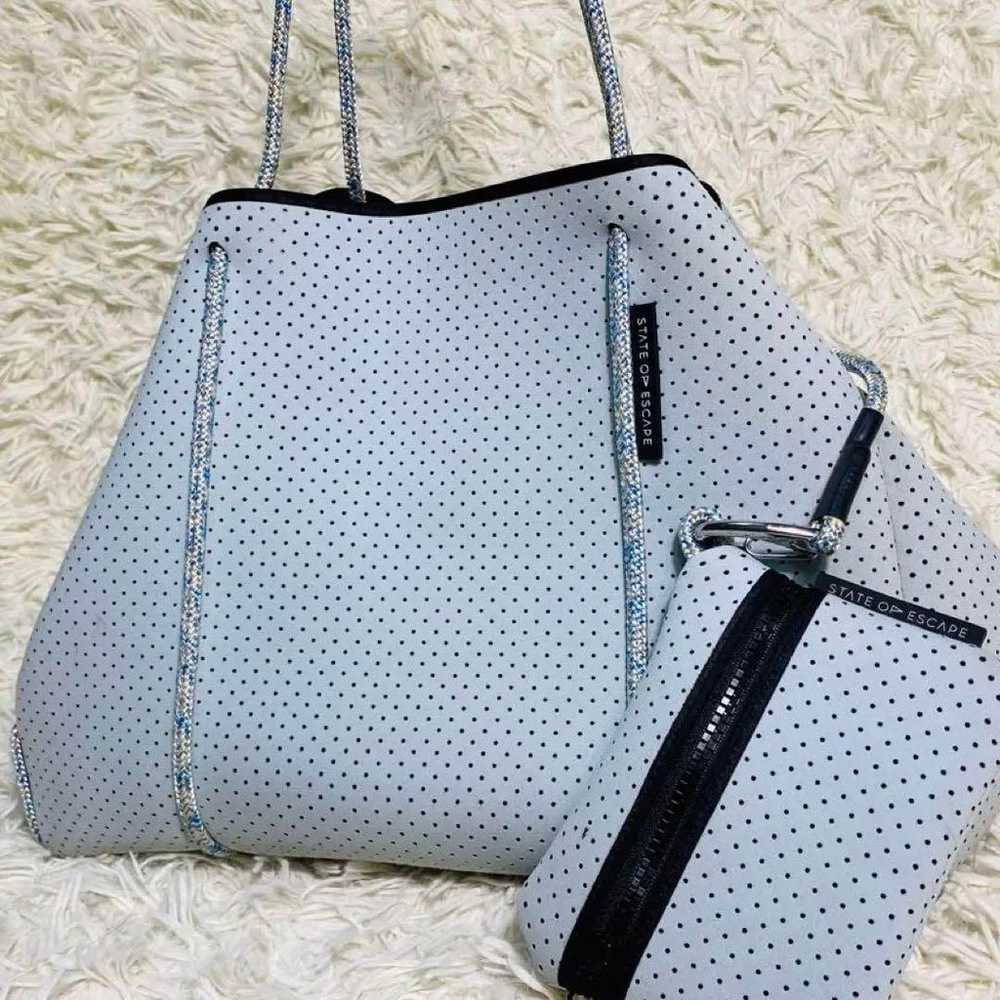 STATE OF ESCAPE Polka Dot Diaper Bag - image 1