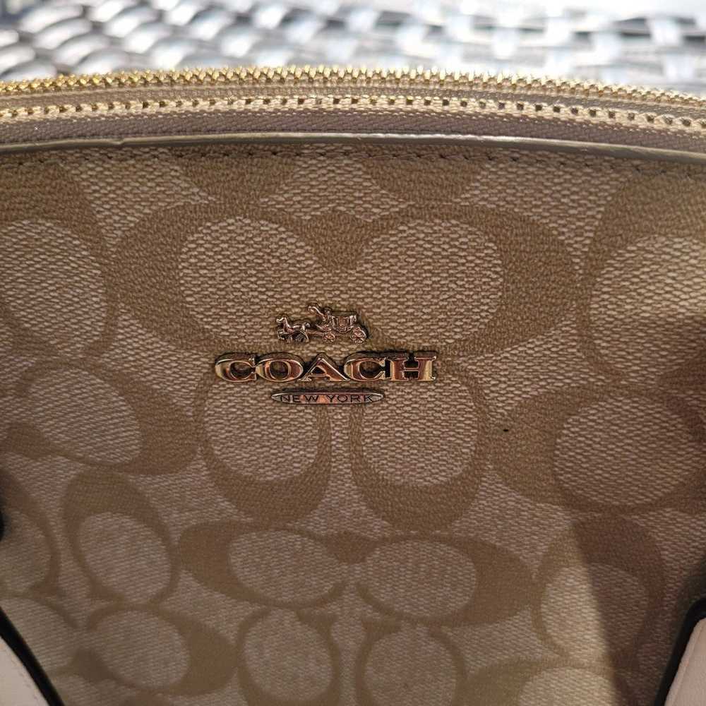 Coach Christie Signature Logo Small Shoulder Bag … - image 6