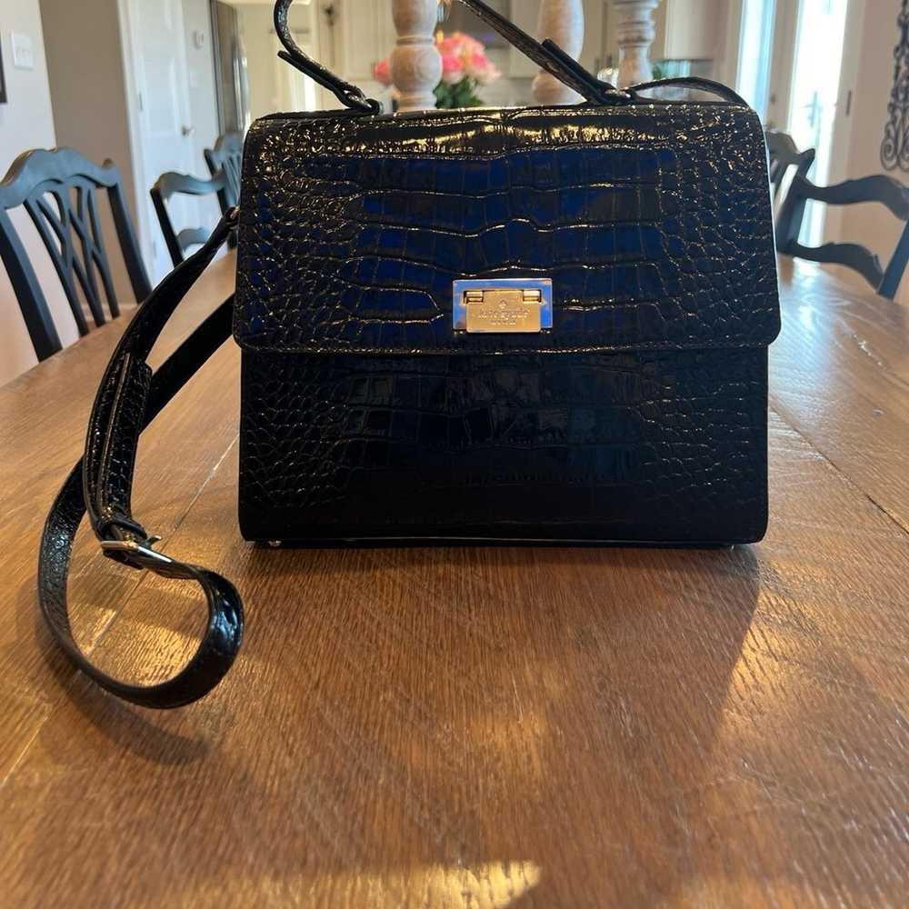 Kate Spade Black Leather Handbag - image 3