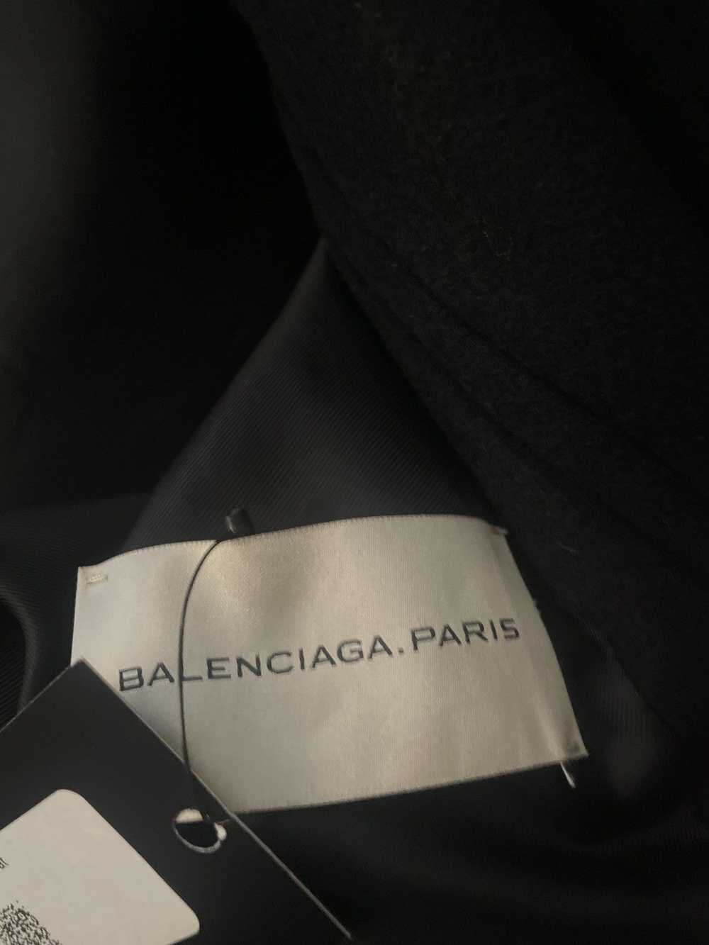 Balenciaga Wool Paneled Coat - image 6