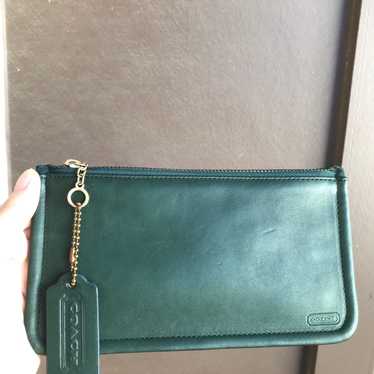 Vintage coach Cosmetic Skinny Case bottle green le