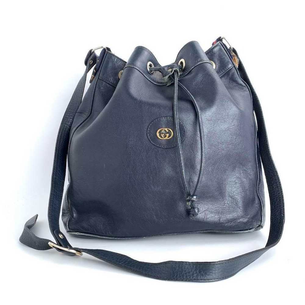 Gucci shoulder bag drawstring Sherry line Interlo… - image 1