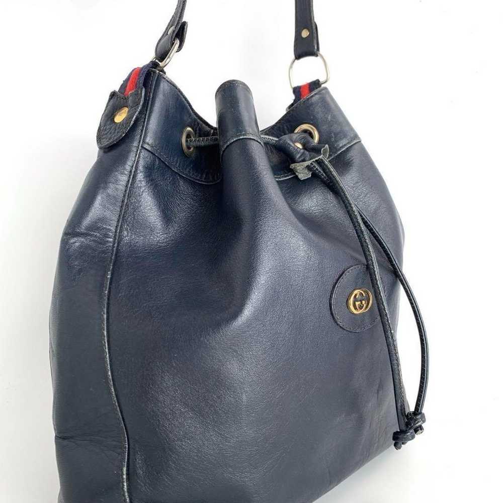 Gucci shoulder bag drawstring Sherry line Interlo… - image 2